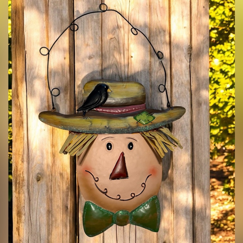 Whimsical Scarecrow Door Hanger/Wall Decor